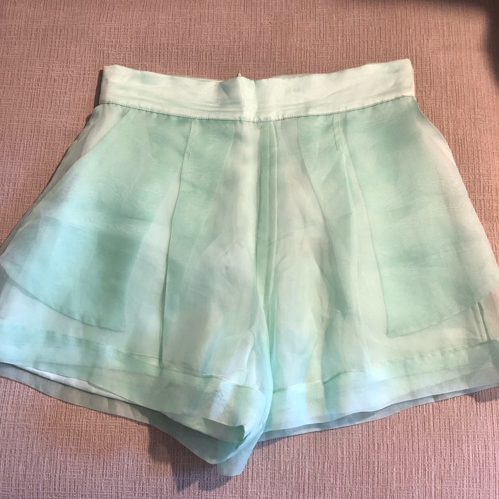 NWT Bardo Collective silk organza shorts XS
